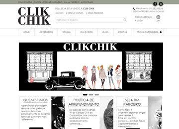 Ecommerce Loja Virtual Clik Chik