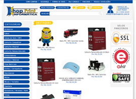 Ecommerce Loja Virtual Shop Print - Informática